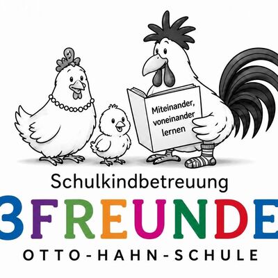 Logo Betreuung Otto-Hahn-Schule 3 Freunde